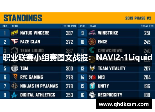职业联赛小组赛图文战报：NAVI2-1Liquid